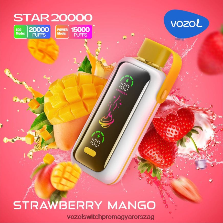 VOZOL Magyarország - epres mangó VOZOL STAR 20000 82N4V41