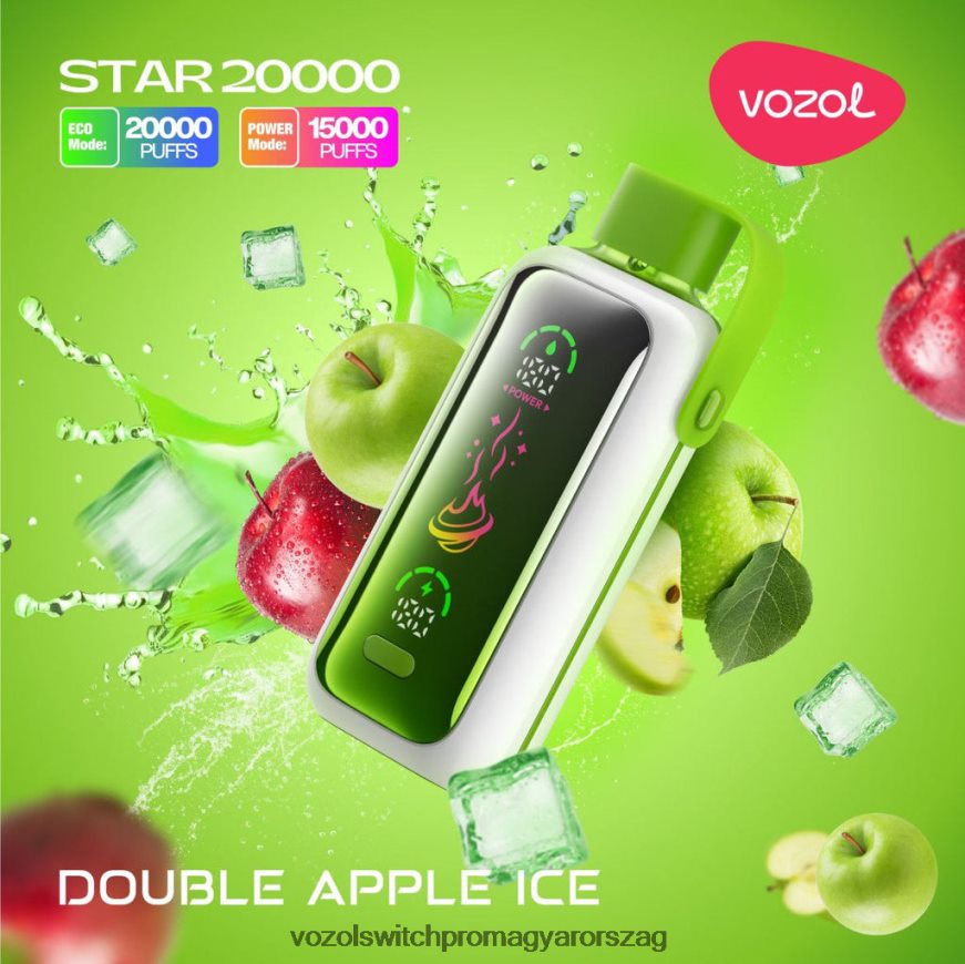 VOZOL Vape Vélemények - dupla almajég VOZOL STAR 20000 82N4V47