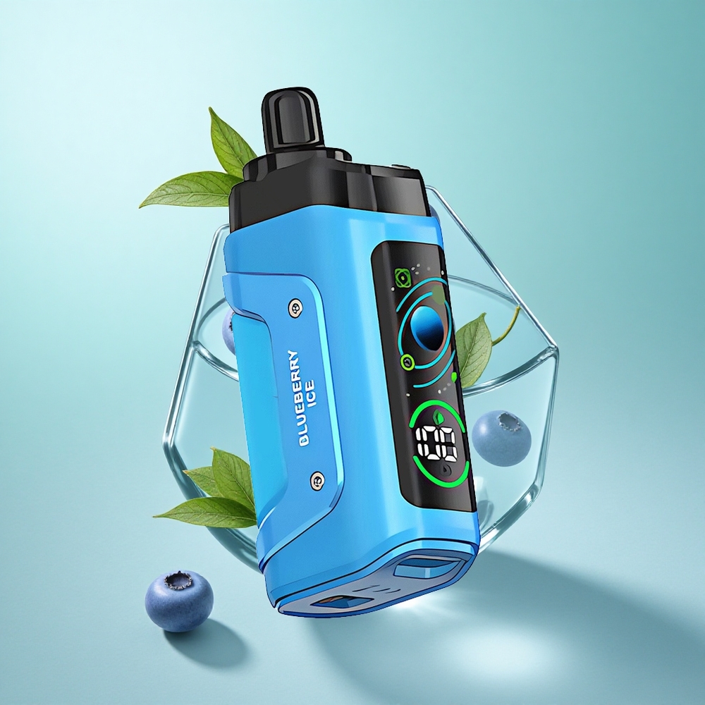 Boroványás Jég Razz Bar 45000 Puffs Eldobható vape 1.0 Ohm Mesh Tekercs és Beállítható Légáramlás