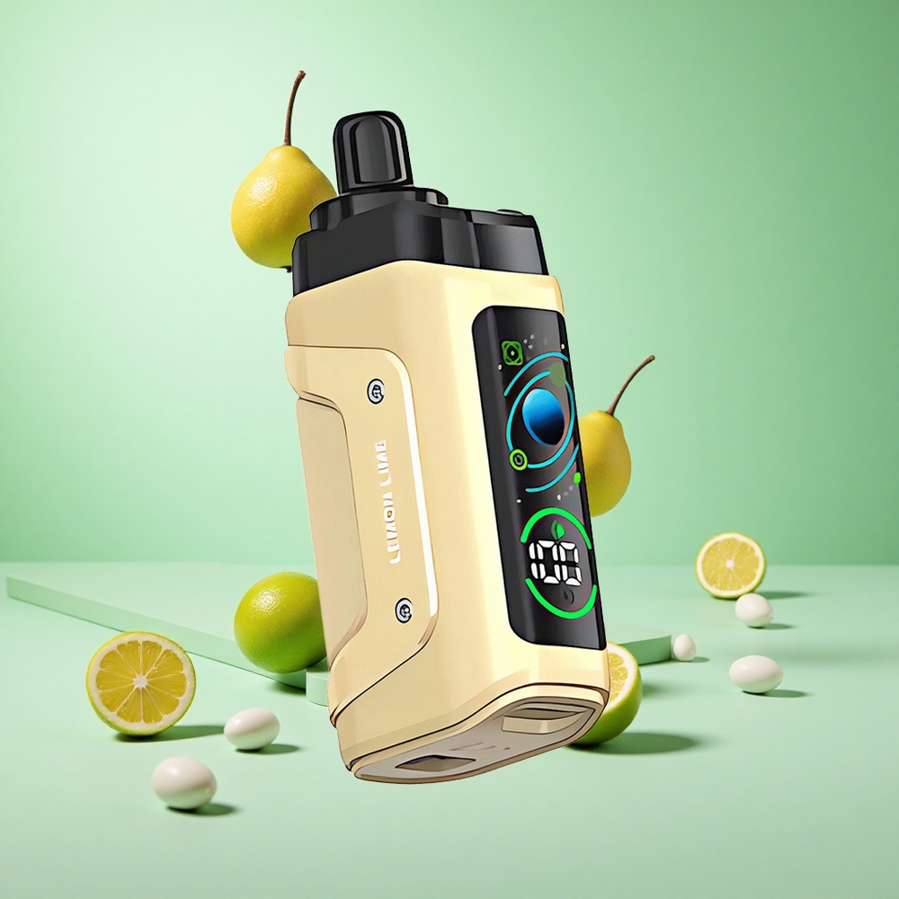 Citrom-Lime Razz Bar 45000 Puffs Egyszerhasználatos Vape 1,0 Ohm Mesh Tekercs és Állítható Légáramlás