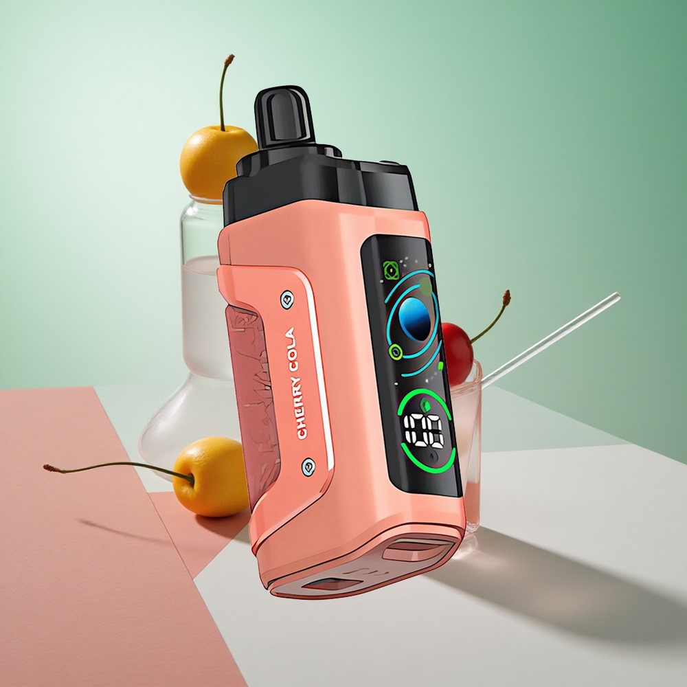 Cseresznyes Kóla Razz Bar 45000 Puffs Egyszerhasználatos Vape 1,0 Ohm Mesh Coil és Beállítható Légáramlás