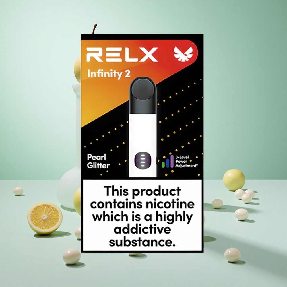 Pearl Por Relx Infinity 2 600-650 Puffs Akkumulátorkapacitás: 440mAh, Töltőcsatlakozó: USB Type-C