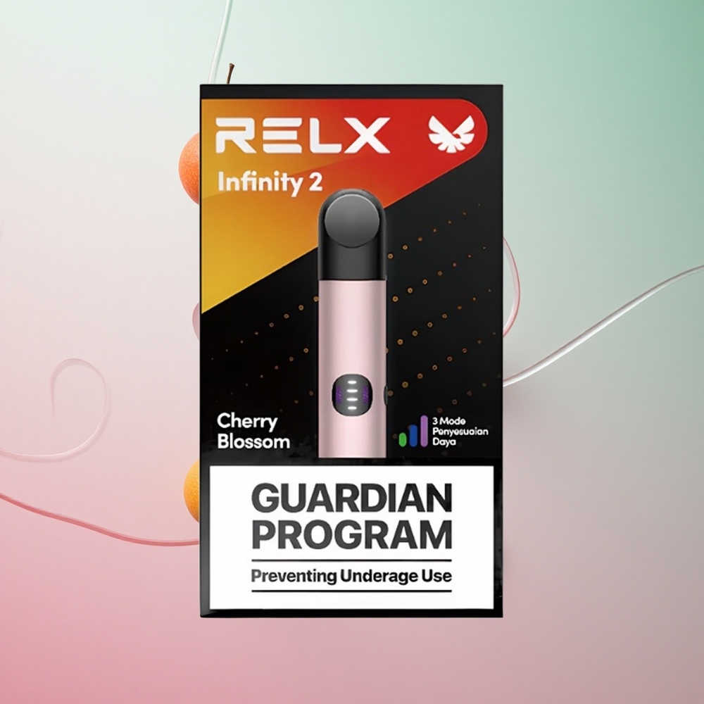 rózsaszín Relx Infinity 2 Vape Device 600-650 Puffs és 1,9 ml tartály kapacitás