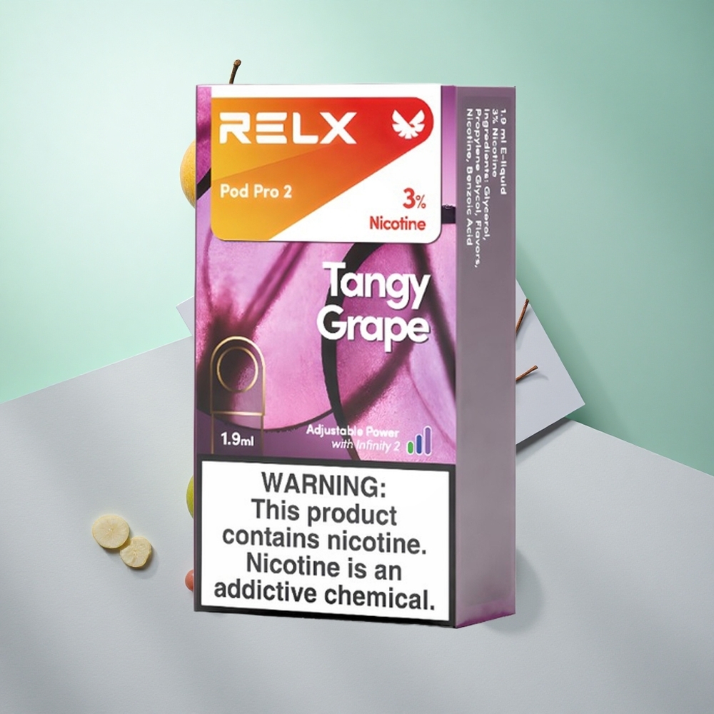 Fanyarka Grép Relx Pod Pro 2 600 Puffs Nikotintartalom: 3%, Pára kapacitás: 1,9ml