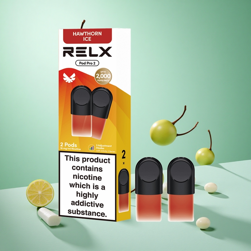 Galagonya Jég Relx Pod Pro 2 600 Puffs Nikotintartalom:1,8%, Folyadékkapacitás:1,9ml